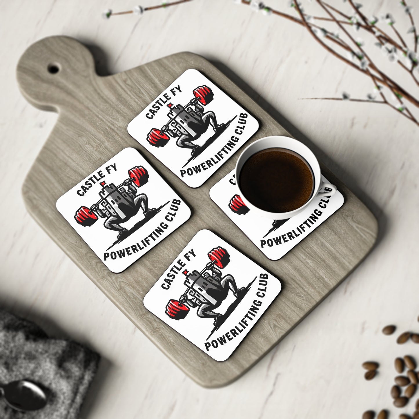 Castle FY Foundation Logo Coaster – The Spotter