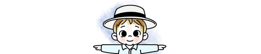 Wide banner illustration of Lucy dressed as a tiny cricket umpire, arms outstretched signalling a wide.