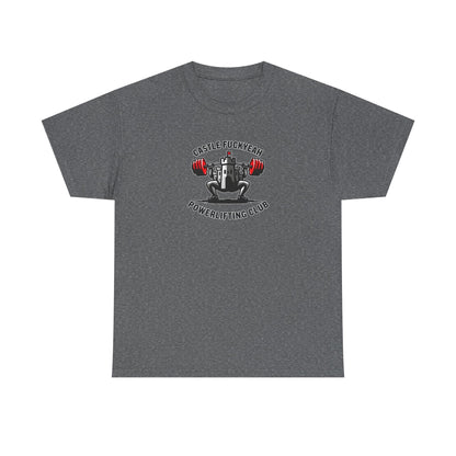 Castle FY Heritage Powerlifting T-Shirt - Original Logo Reissue in Graphite Heather