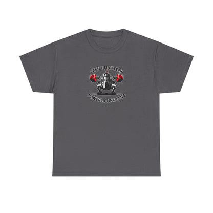 Castle FY Heritage Powerlifting T-Shirt - Original Logo Reissue in Charcoal