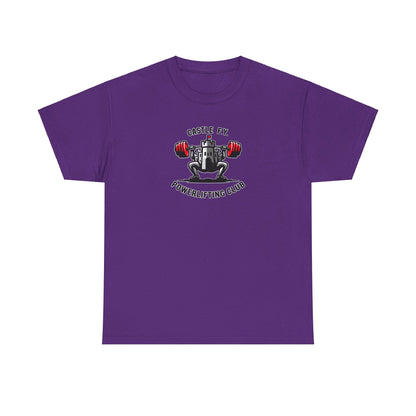 Purple powerlifting t-shirt