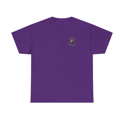 Purple powerlifting t-shirt