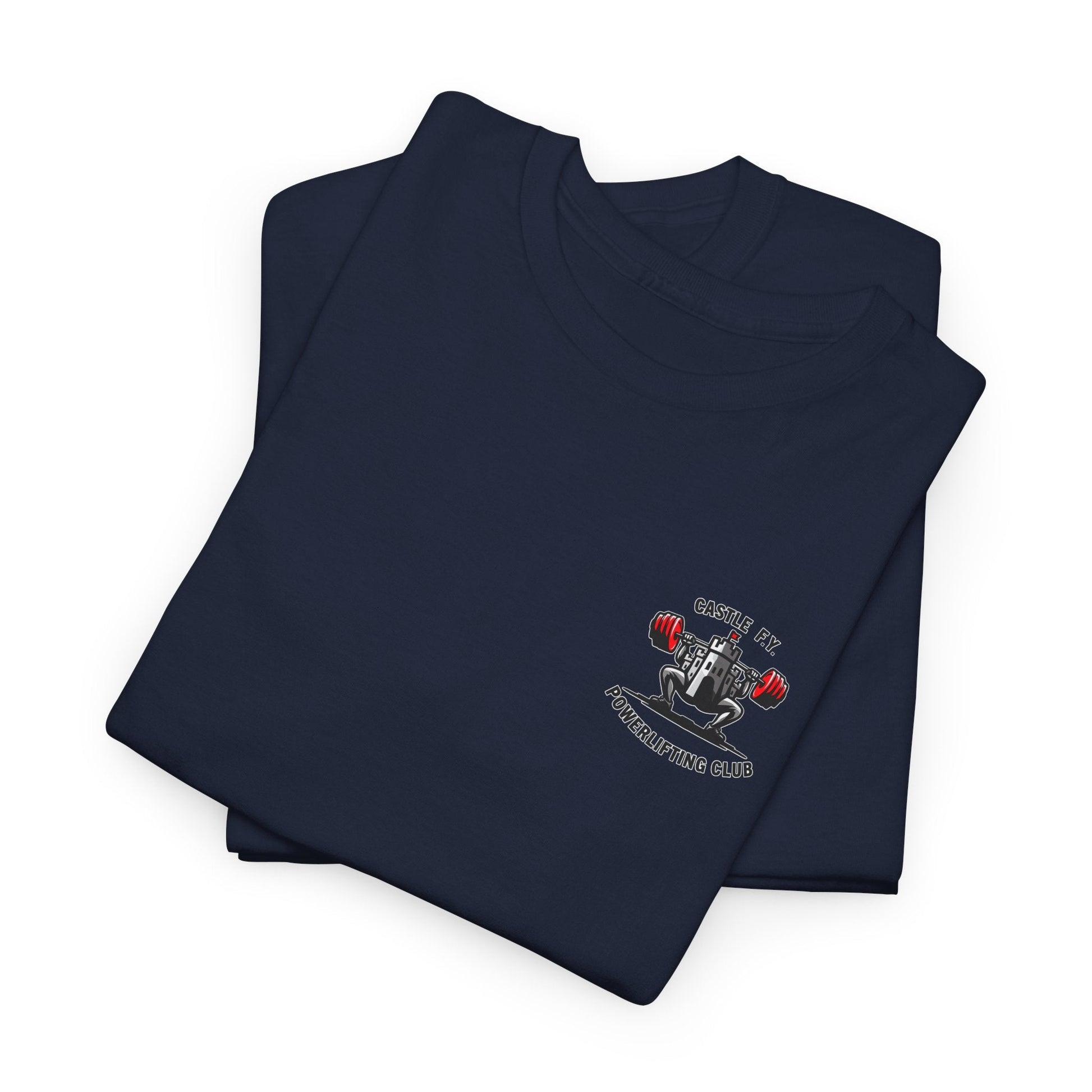 Close up Navy powerlifting t-shirt