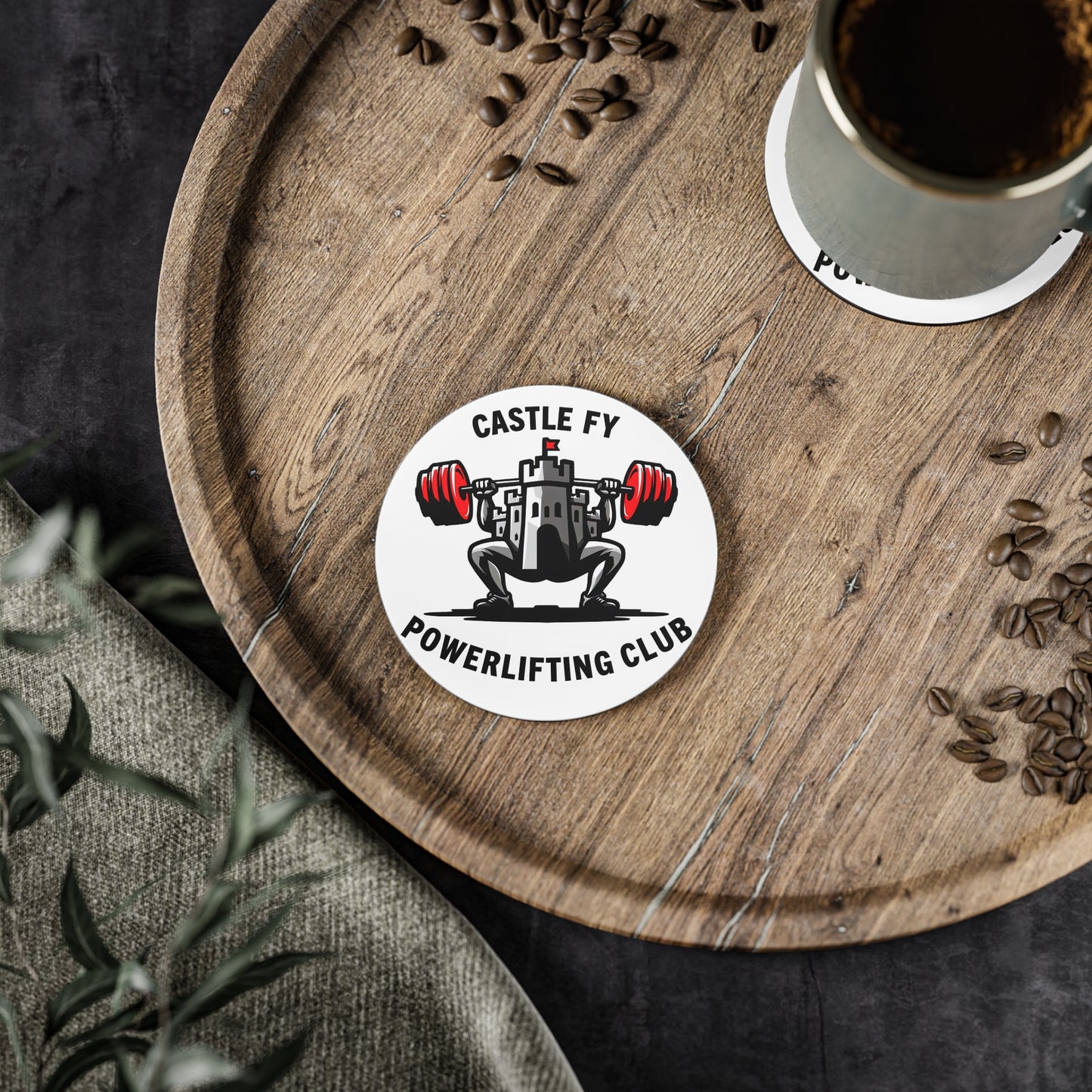 Castle FY Foundation Logo Coaster – The Spotter