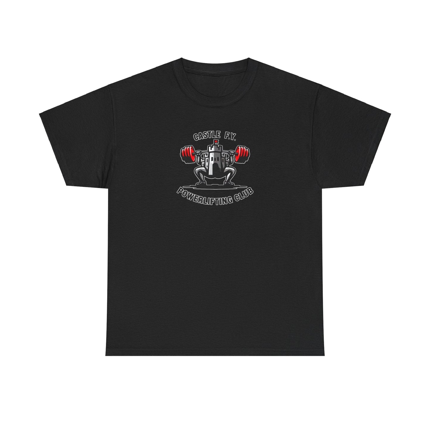 Black powerlifting t-shirt