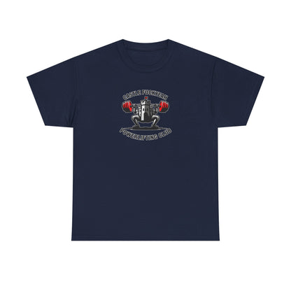 Castle FY Heritage Powerlifting T-Shirt - Original Logo Reissue in Navy