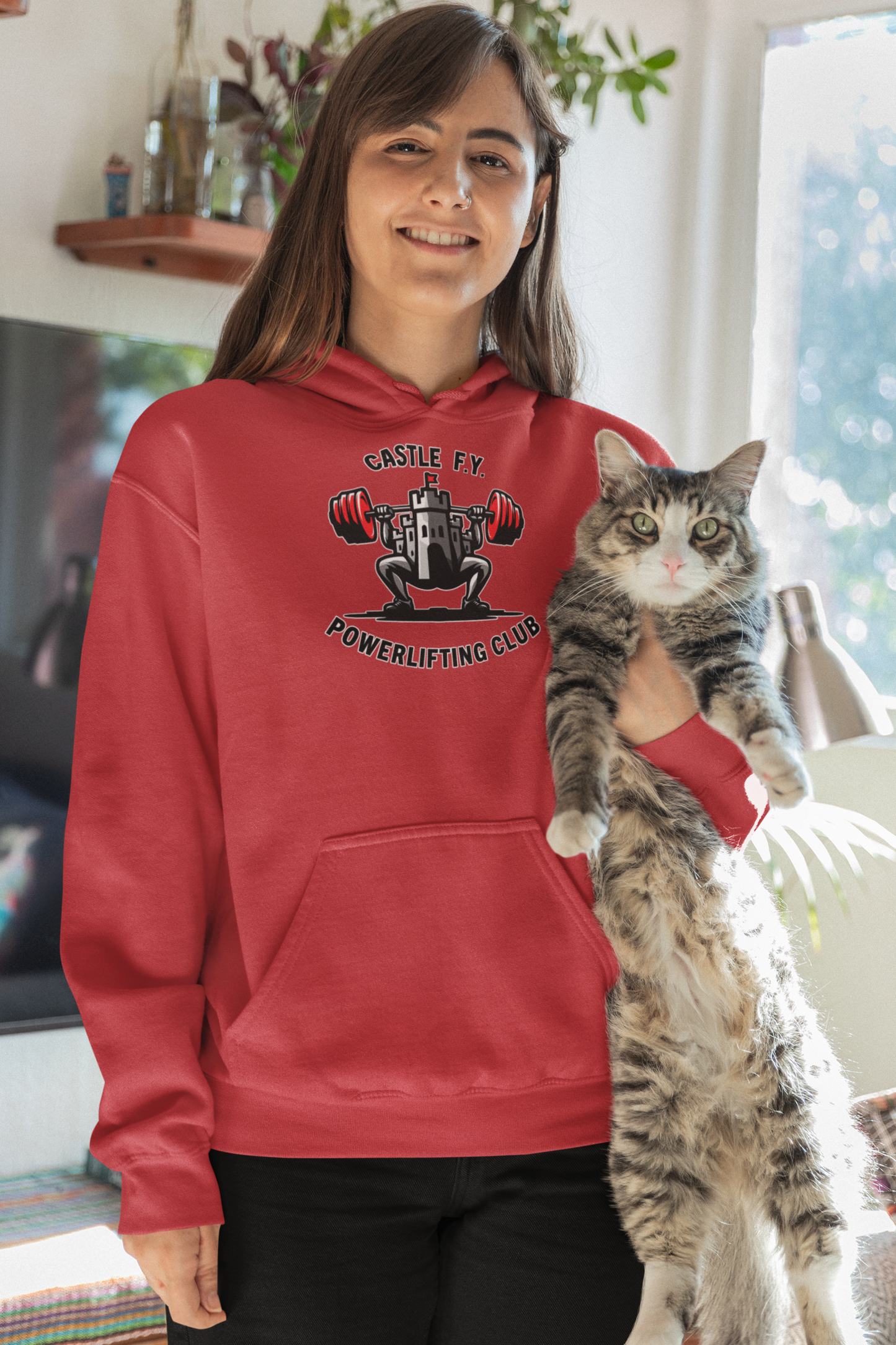 Red Castle F.Y. Ironclad Gym Hoodie – a striking gym hoodie built for athletes who push limits in and out of the gym.
