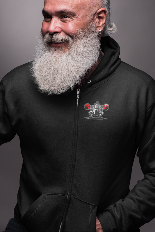 Black Castle F.Y. Brawn and Brains hoodie, durable and stylish, perfect for gym and casual wear.